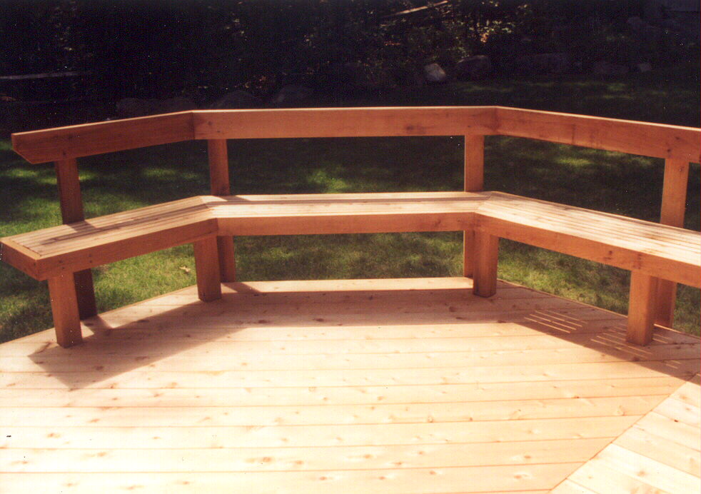 Deck with Bench