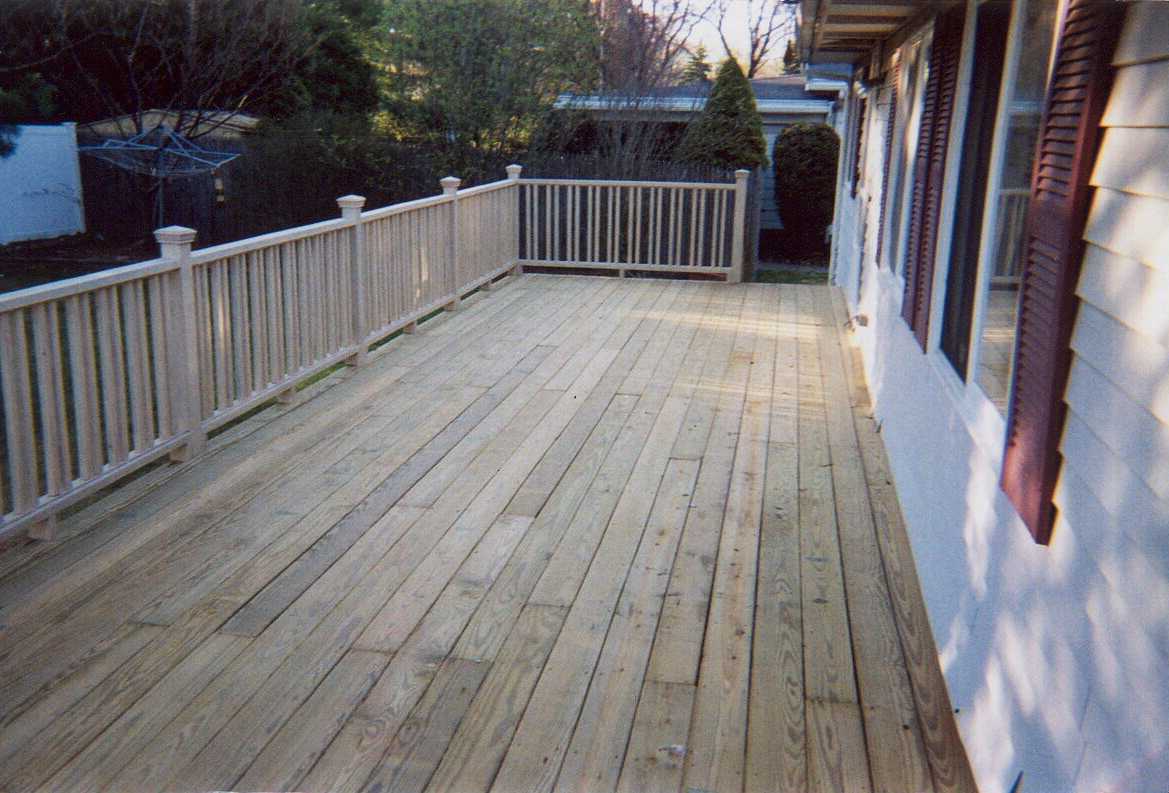 12 by 40 pressure treated deck