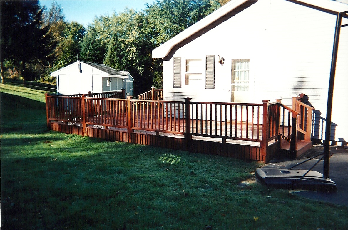 Stained Pressure-Treated Deck (Billerica)