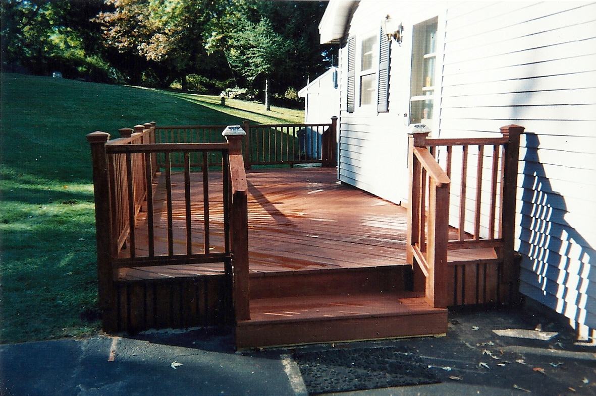 Stained Pressure-Treated Deck (Billerica)