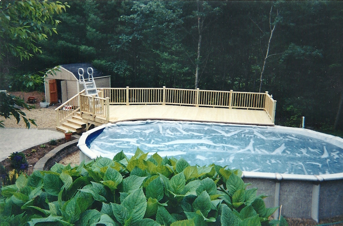 Deck for Above Ground Pool (Westford)