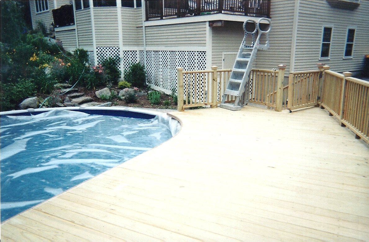 Deck for Above Ground Pool (Westford)