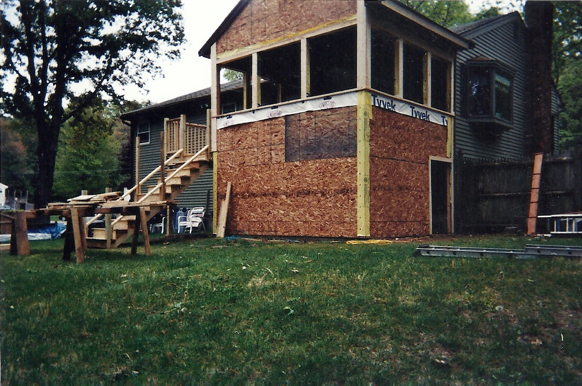 3-Season Room with Attached Porch and Stairs (Billerica)